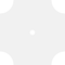 Ekena Millwork Haus Architectural Grade PVC Contemporary Ceiling Medallion, 38"OD x 3"ID x 12 1/2"C x 1"P CMP38HS-03000 - alternate 3